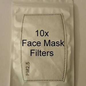 10x PM 2.5 Activated Carbon Mask Filters
